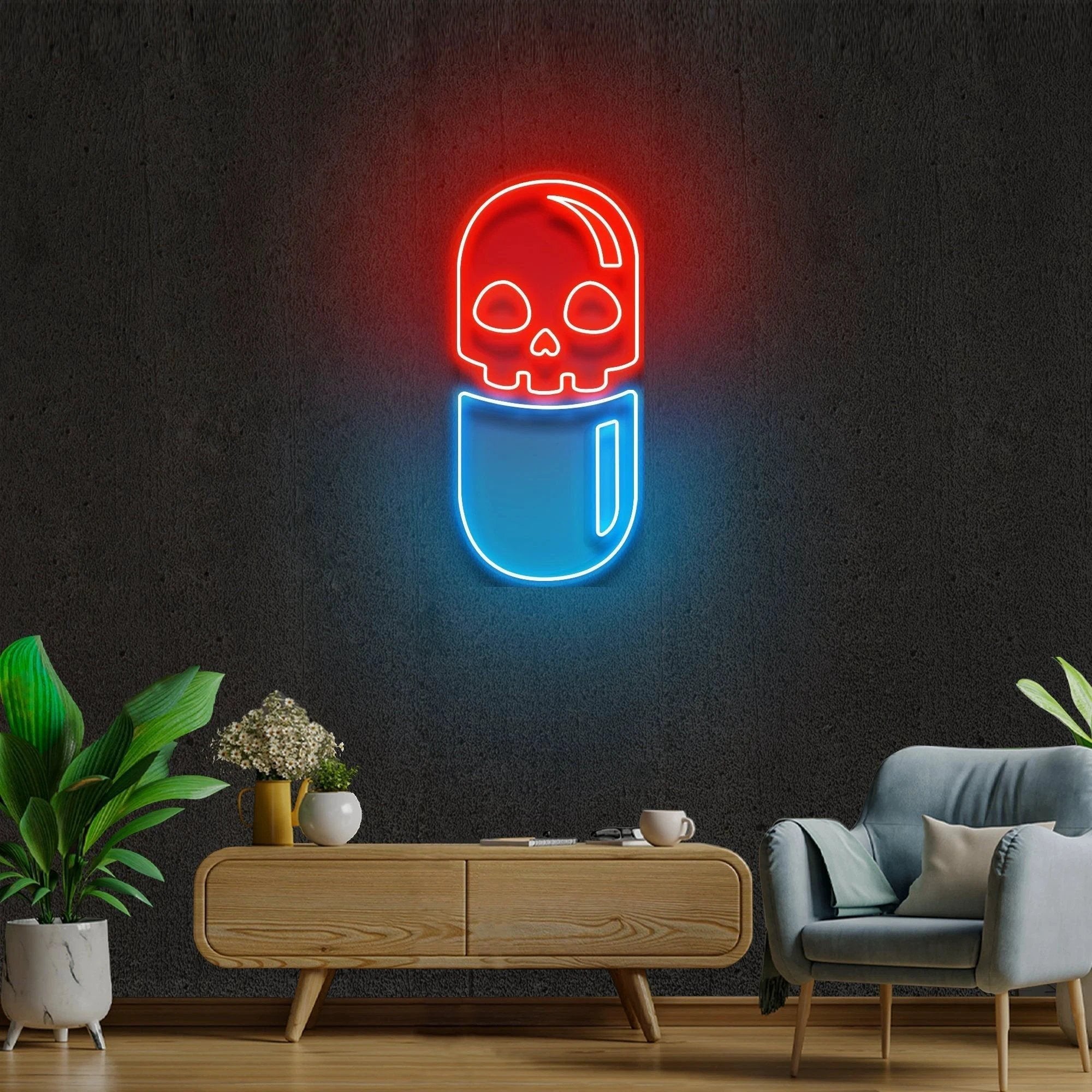 Chill Pill 2 Artwork Led Neon Sign Light