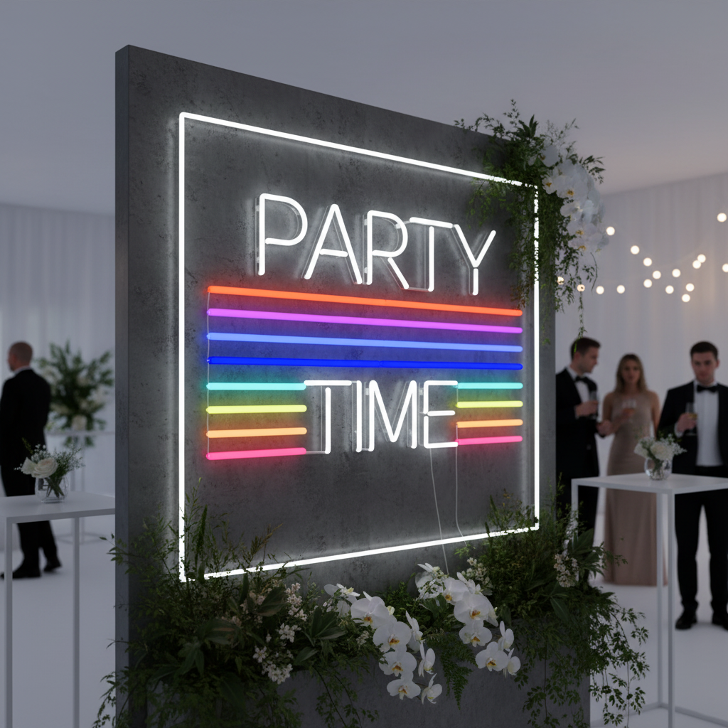 Oh Baby Neon Sign for Party Decoration