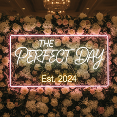 Heart Wedding Neon Sign