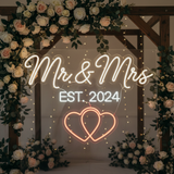 Just Married Neon Sign for Wedding Party Decor