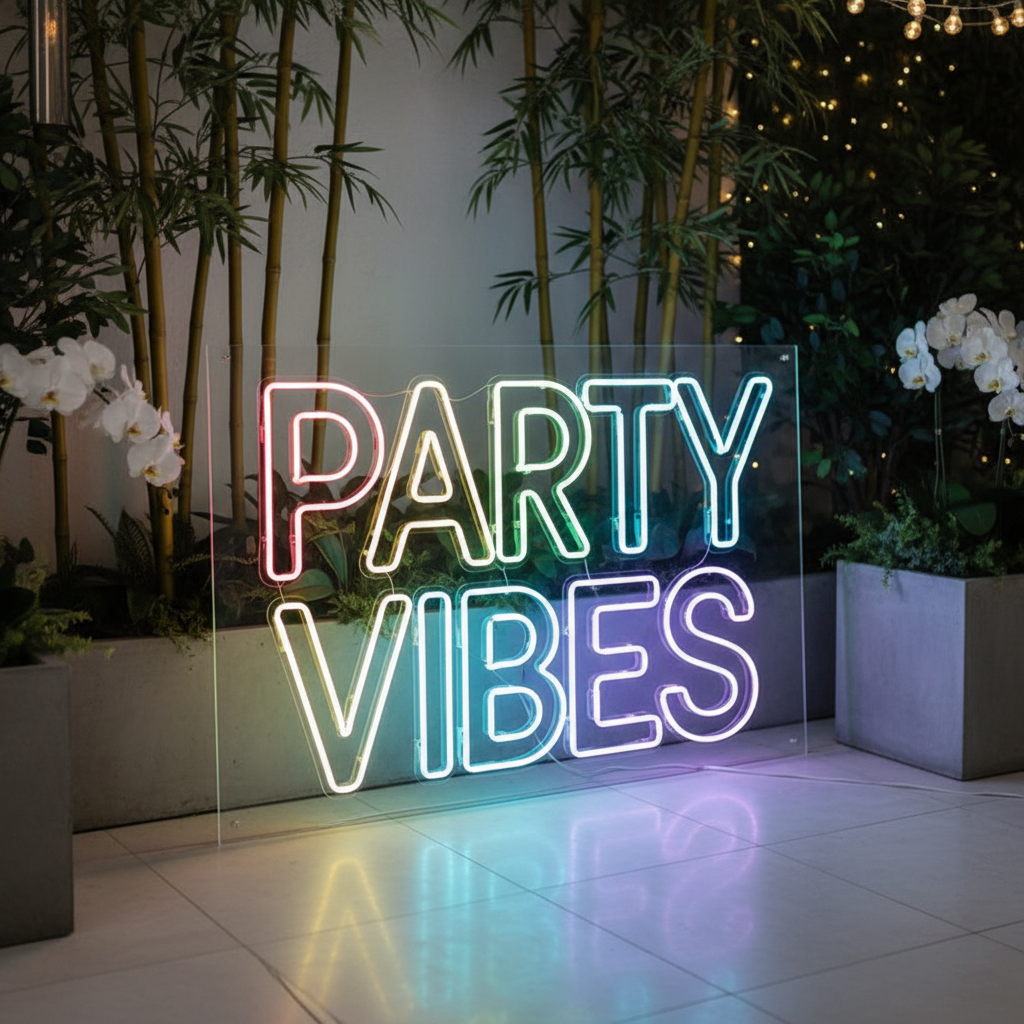 Happy Birthday Neon Sign for Party Decor
