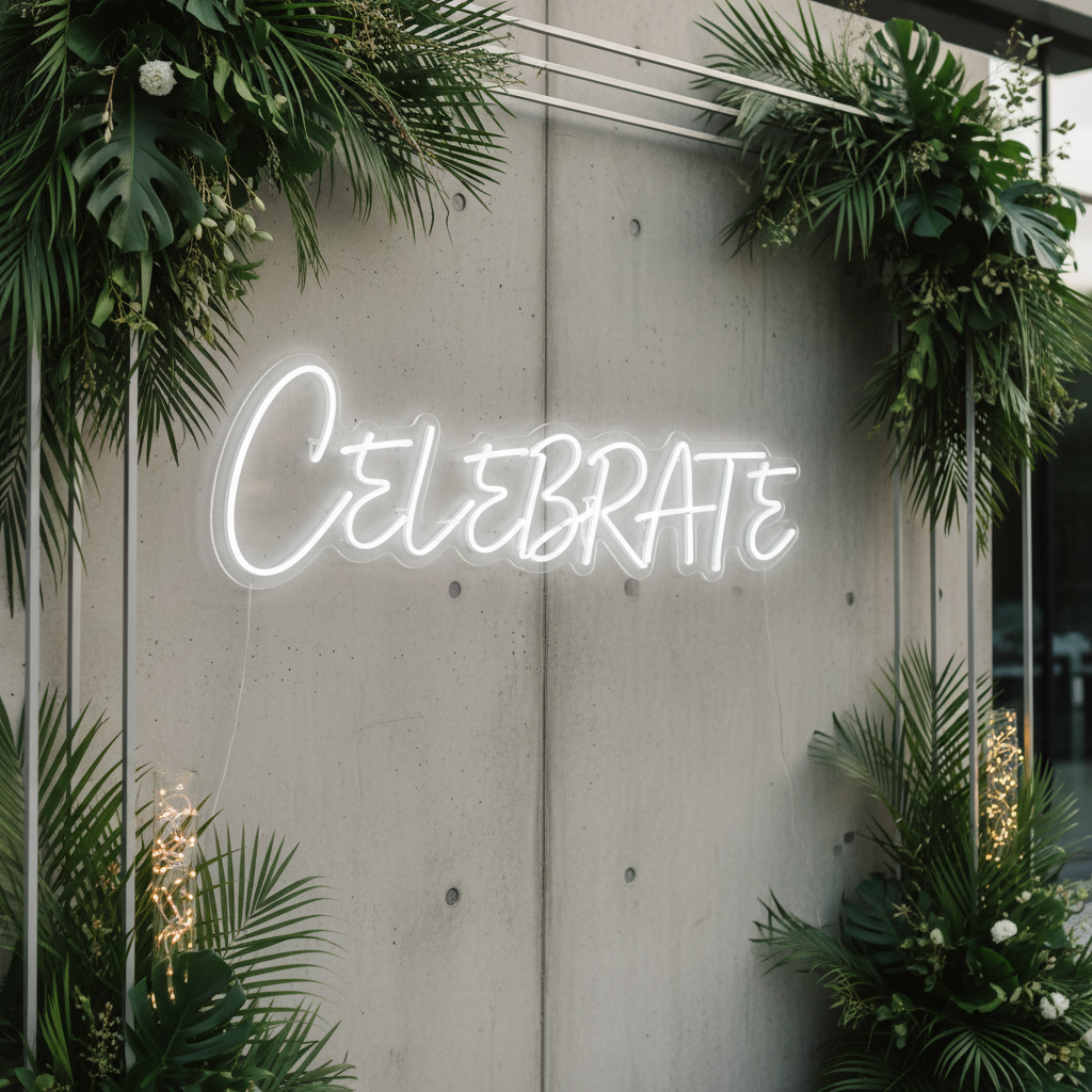 Let's Party Neon Sign Design Party Neon Sign