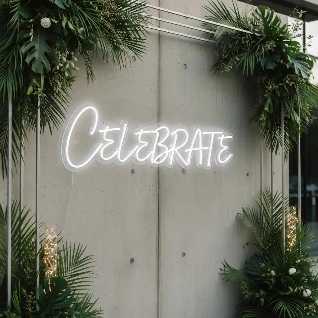 Let's Party Neon Sign Design Party Neon Sign