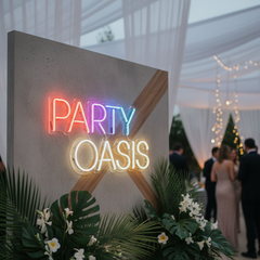 Oh Baby Neon Sign for Baby Shower Party Decor