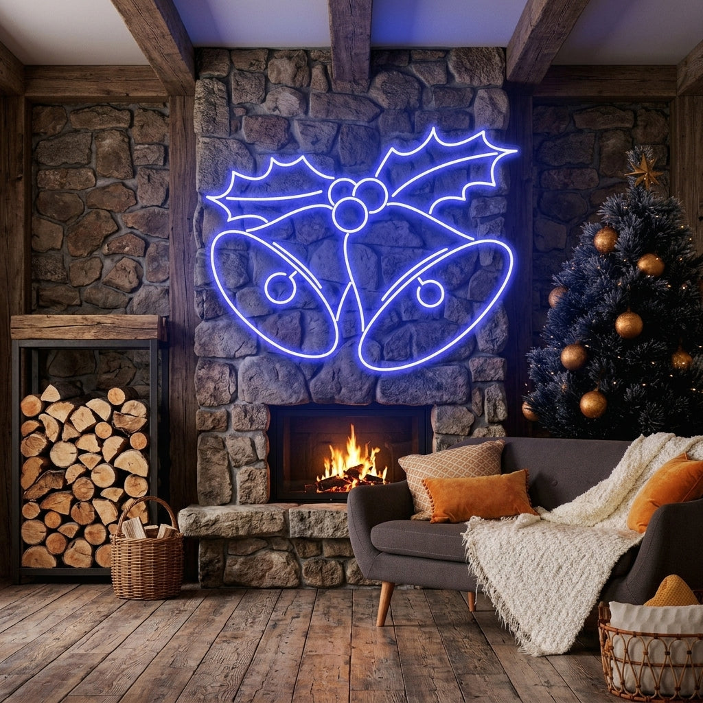 Christmas Bells Neon Sign