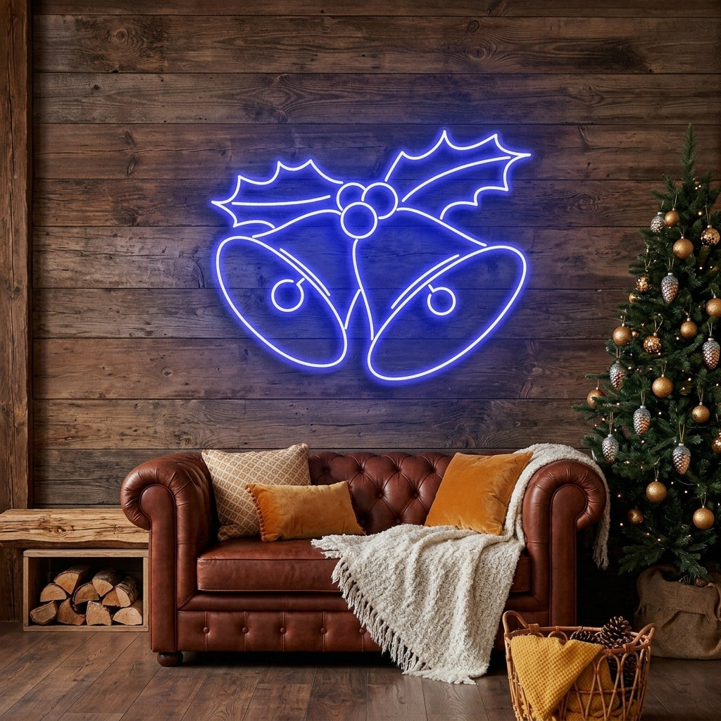 Christmas Bells Neon Sign