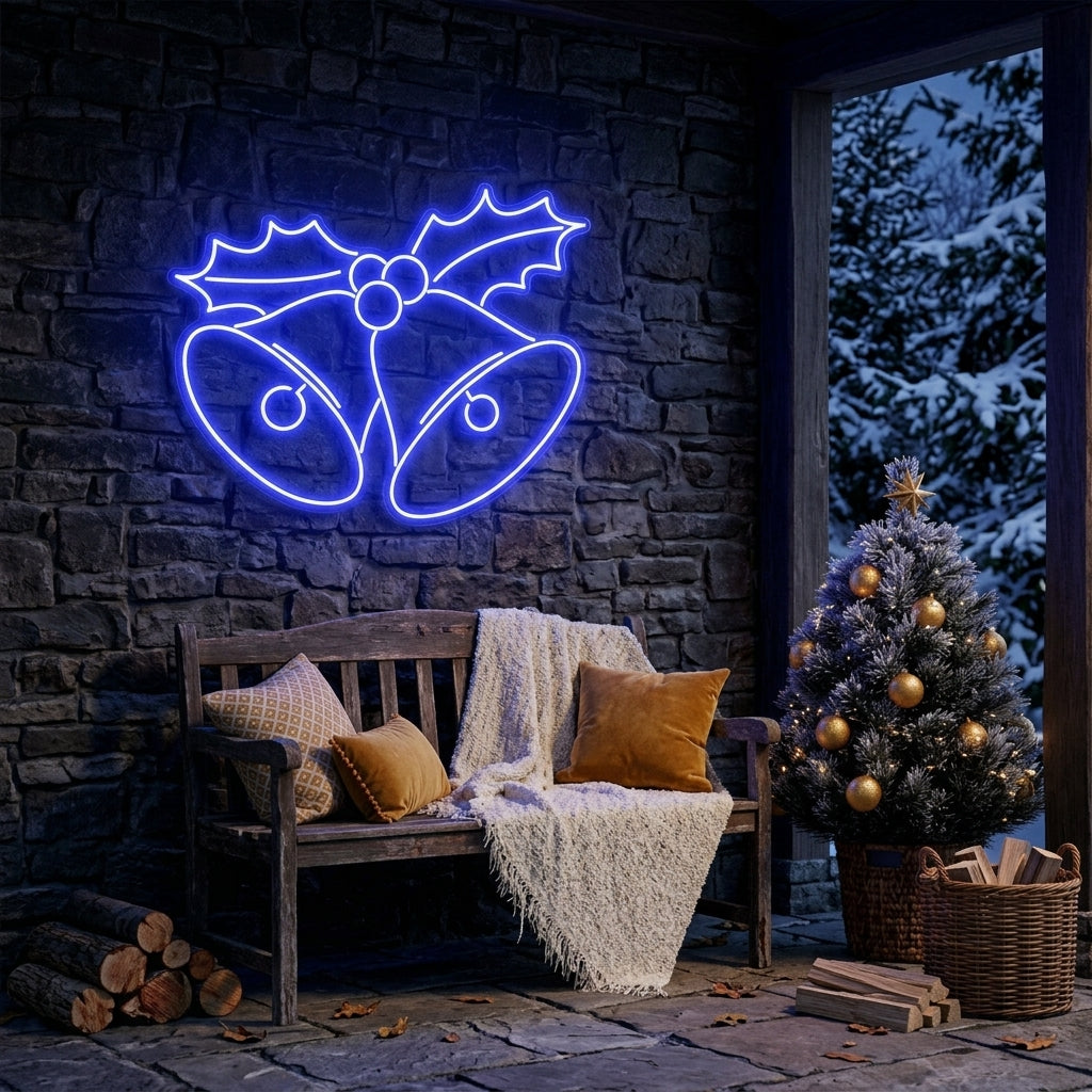 Christmas Bells Neon Sign