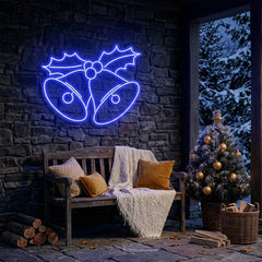 Christmas Bells Neon Sign