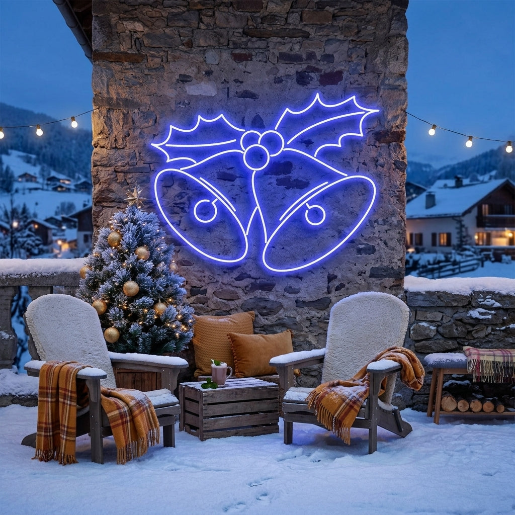 Christmas Bells Neon Sign