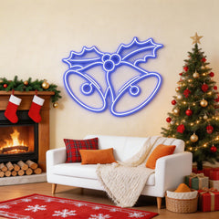 Christmas Bells Neon Sign