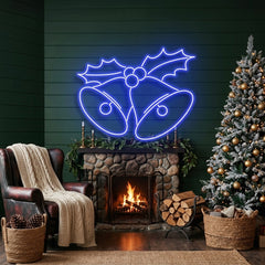 Christmas Bells Neon Sign