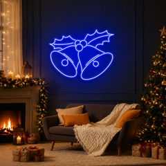 Christmas Bells Neon Sign