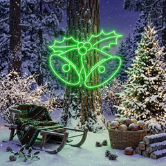 Christmas Bells Neon Sign