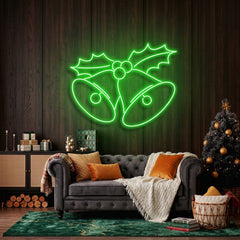 Christmas Bells Neon Sign