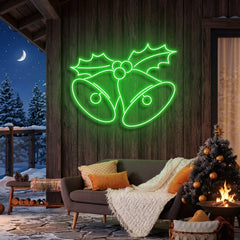 Christmas Bells Neon Sign