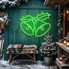 Christmas Bells Neon Sign