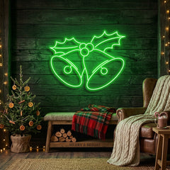 Christmas Bells Neon Sign
