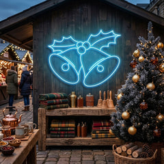 Christmas Bells Neon Sign