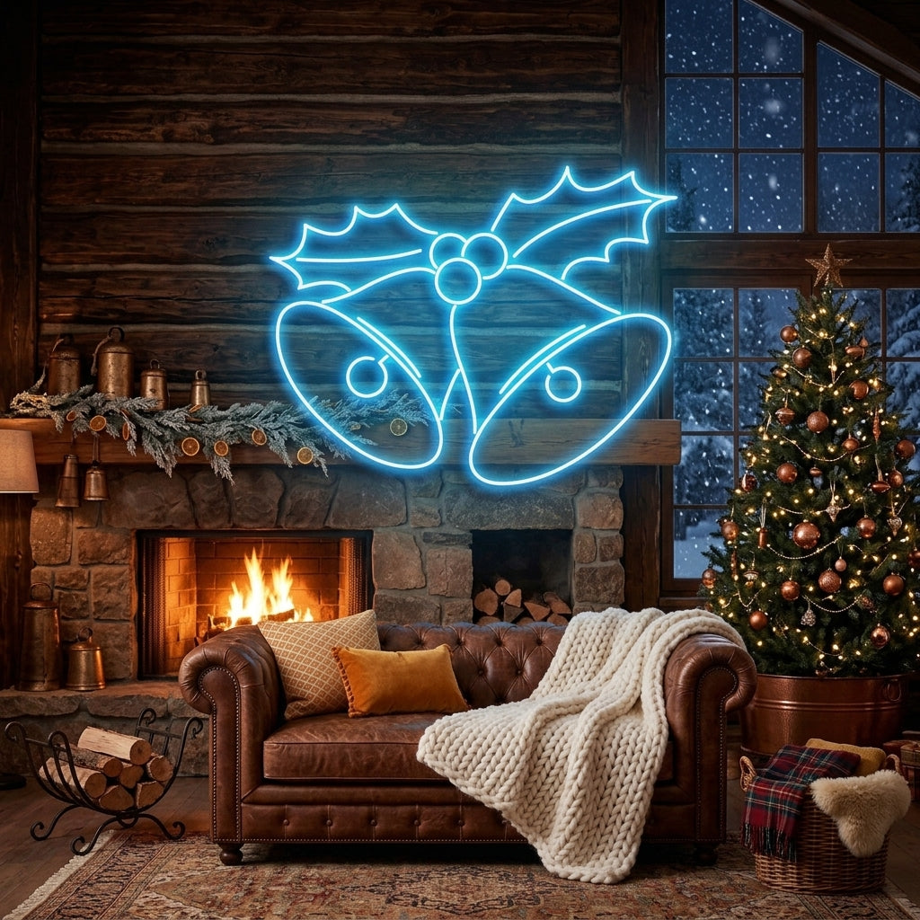 Christmas Bells Neon Sign