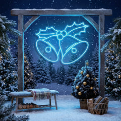 Christmas Bells Neon Sign