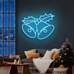 Christmas Bells Neon Sign