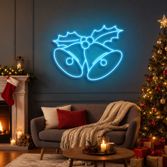 Christmas Bells Neon Sign