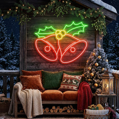 Christmas Bells Neon Sign
