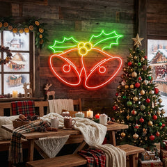 Christmas Bells Neon Sign