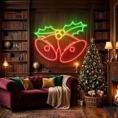 Christmas Bells Neon Sign