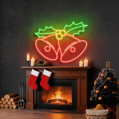 Christmas Bells Neon Sign