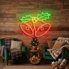 Christmas Bells Neon Sign