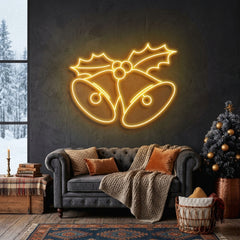 Christmas Bells Neon Sign