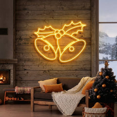 Christmas Bells Neon Sign