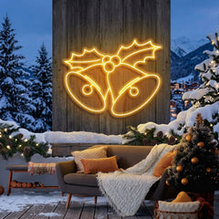 Christmas Bells Neon Sign