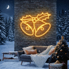 Christmas Bells Neon Sign