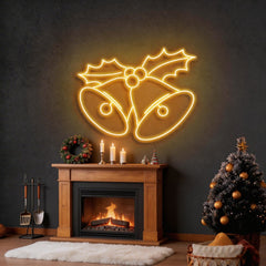 Christmas Bells Neon Sign
