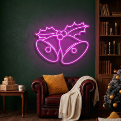 Christmas Bells Neon Sign