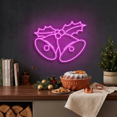Christmas Bells Neon Sign