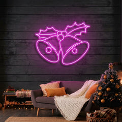 Christmas Bells Neon Sign