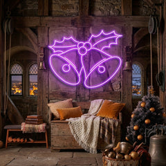 Christmas Bells Neon Sign