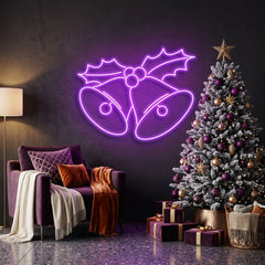 Christmas Bells Neon Sign