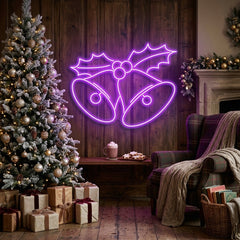 Christmas Bells Neon Sign