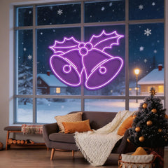 Christmas Bells Neon Sign