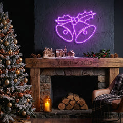Christmas Bells Neon Sign