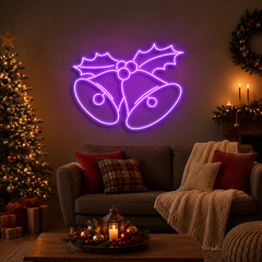 Christmas Bells Neon Sign