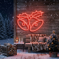 Christmas Bells Neon Sign