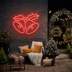 Christmas Bells Neon Sign