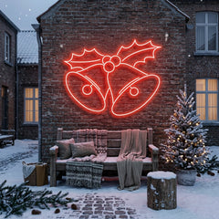 Christmas Bells Neon Sign
