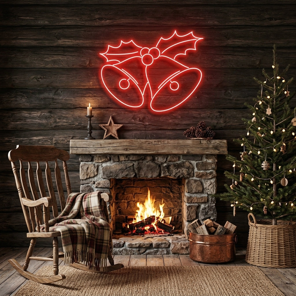 Christmas Bells Neon Sign