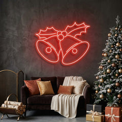 Christmas Bells Neon Sign
